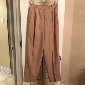 Vintage Talbots Tan Wool Trousers